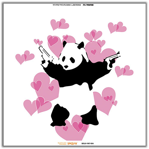 Digital Oasis Visual Sonic アートパネルBluetoothスピーカー Banksy [](BDLD-1907-004) 取り寄せ商品