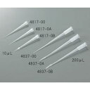 ゲル用チップ ラック入り 10uL 平 0.17mm 4817-0B (1箱(96個×10ラック入り 取り寄せ商品