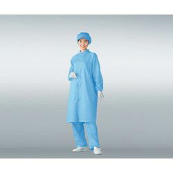 アズワン 無塵衣AS207C(男女兼用コート) ブルー LL (1着)(AS207C LL) 目安在庫=△