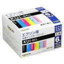 ワールドビジネスサプライ Luna Life エプソン用 KUI-6CL 互換インクカートリッジ 6本セット(LNEPKUI/6P) 取り寄せ商品