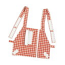 ナビス(アズワン) 酸素吸入用エプロン(ちえプロン) 小児用 レッド (1枚)(7-8013-12) 目安在庫=△