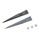 ESDセラミックピンセット A72ZJ 先端 (1セット)(4-5160-14) 目安在庫=△