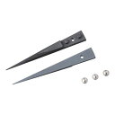 ESDセラミックピンセット A73ZJ 先端 (1セット)(4-5160-15) 目安在庫=△