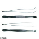 LLG Labware SUS304フラットピンセット 曲 145mm (1本)(4-4419-06) 取り寄せ商品