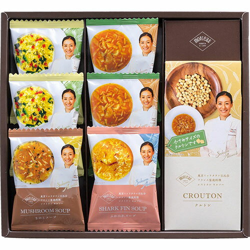 モルソー モルソー 秋元さくら監修 フリーズドライギフト【野菜たまごスープ・オニオンスープ、ふかひれスープ・きのこスープ・クルトン】(V6085646) 取り寄せ商品