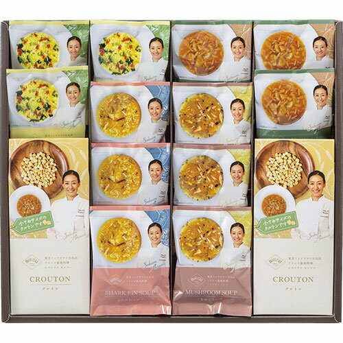 モルソー モルソー 秋元さくら監修 フリーズドライギフト【ふかひれスープ・野菜たまごスープ・きのこスープ・オニオンスープ、クルトン】(V6051527) 取り寄せ商品