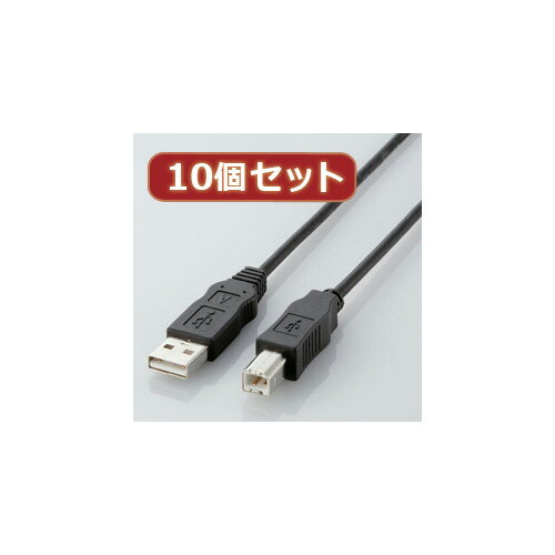 쥳 10ĥå USB֥(A-B0.5m) 0.5m ֥å(USB2-ECO05X10) 󤻾