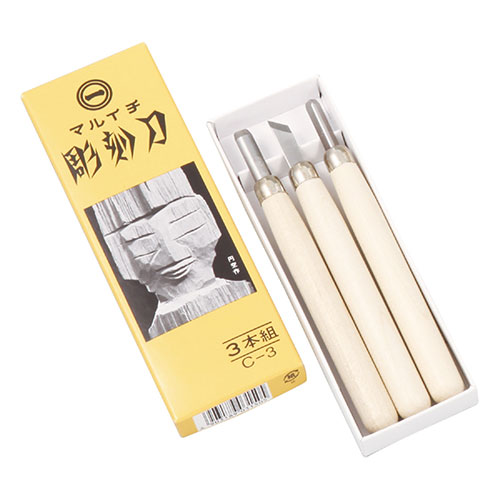 ARTEC 【3本組×10セット】 マルイチ彫刻刀(ATC32273X10) 取り寄せ商品