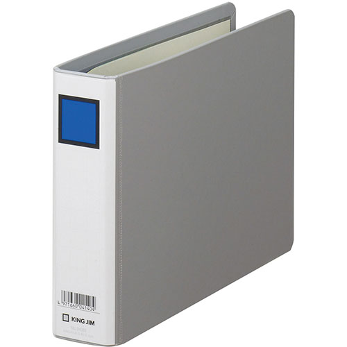 キングジム KING JIM 【10個セット】 キングジム キングファイルG A5E グレー(KJ-943NX10) 取り寄せ商品