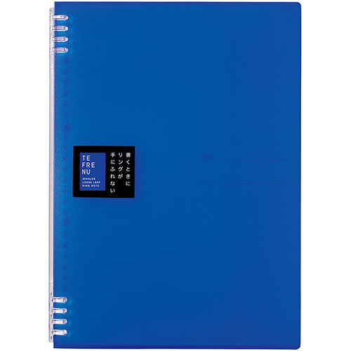 キングジム KING JIM 【10個セット】 キングジム TEFRENU リングノート A4 青(KJ-9856TTE-BLX10) 取り寄せ商品(3)
