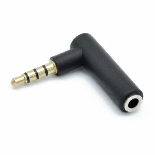 日本トラストテクノロジー 【10個セット】 4極ステレオミニ L型変換コネクタ(JSC-028BKX10) 取り寄せ商品