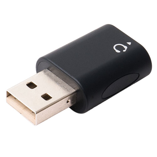 ミヨシ 【5個セット】 オーディオ変換アダプタ USBポート-3.5mmミニジャック 4極タイプ(PAA-U4PX5) 取り寄せ商品