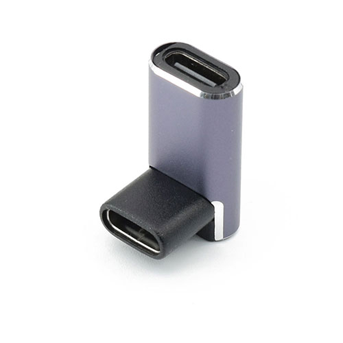 日本トラストテクノロジー 【5個セット】 JTT TYPE-C変換コネクタ 連結 垂直L型(TCTC-EXUDX5) 取り寄せ商品