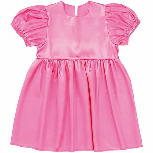 ARTEC 【5個セット】 ソフトサテンパフスリーブワンピース ピンク(ATC18338X5) 取り寄せ商品