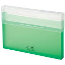 LIHIT LAB. 【5個セット】 AQUA DROPs コングレスケース A4 黄緑(A-5024-6-YGX5) 取り寄せ商品