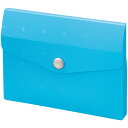 LIHIT LAB. 【10個セット】 CUBE FIZZ カードケース ブルー(A-6002-8-BLX10) 取り寄せ商品