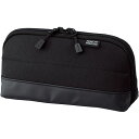 LIHIT LAB. 【5個セット】 SMART FIT ワイドオープンペンケース ブラック(A-7688-24-BKX5) 取り寄せ商品