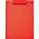 LIHIT LAB. 【5個セット】 ALCLEA 抗菌クリップボード レッド(A-7940-3-RDX5) 取り寄せ商品