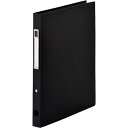 LIHIT LAB. 【5個セット】 noieーstyle リングファイル A4 ブラック(F-7681-24-BKX5) 取り寄せ商品