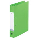 LIHIT LAB. 【10個セット】 リクエスト D型リングファイル A4S 黄緑(G2230-6-YGX10) 取り寄せ商品