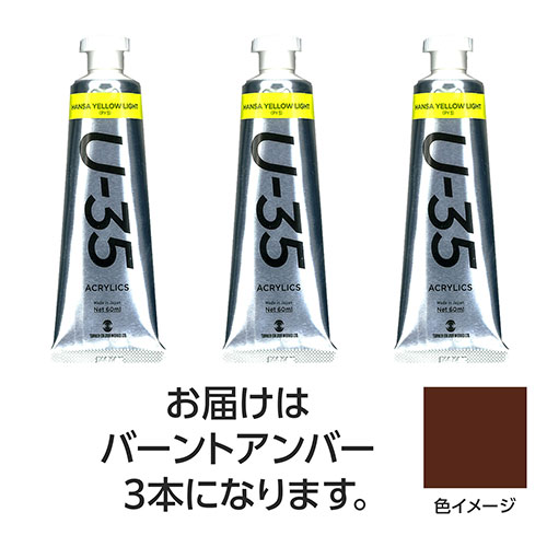 ターナー色彩 【3本×5セット】 U35 バーントアンバー60ml(TURNER108775X5) 取り寄せ商品