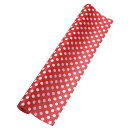ARTEC 【3セット】 カラー不織布 ドット 赤 3m 切売(ATC18742X3) 取り寄せ商品