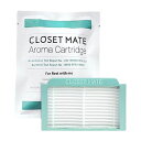 AJAX 【5個セット】 CLOSET MATE クローゼットメイト アロマ抗菌カートリッジ For Rest with me(グリーン)(CLOMTECTFX...
