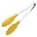 田辺金具 【5本セット】 抗菌耐熱カラートング(ミニ) 180mm イエロー(TK-4635X5) 取り寄せ商品