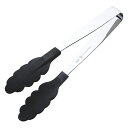 田辺金具 【5本セット】 抗菌耐熱カラートング(ミニ) 180mm ブラック(TK-4628X5) 取り寄せ商品