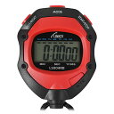 LINKSY 【5個セット】 リンクシー ストップウォッチ 1/100秒 スプリット/デュアルタイム レッド×ブラック(LS004RBX5) 取り寄せ商品