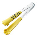 田辺金具 【5本セット】 卓上トング きゃっちだにゃん 黄とら(イエロー)(TK-1245X5) 取り寄せ商品