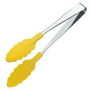 田辺金具 【5本セット】 抗菌耐熱カラートング(中) 250mm イエロー(TK-0033X5) 取り寄せ商品