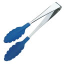 田辺金具 【5本セット】 抗菌耐熱カラートング(中) 250mm ブルー(TK-0040X5) 取り寄せ商品