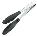 田辺金具 【5本セット】 抗菌耐熱ストッパー付マルチトング235 ブラック(TK-1368X5) 取り寄せ商品