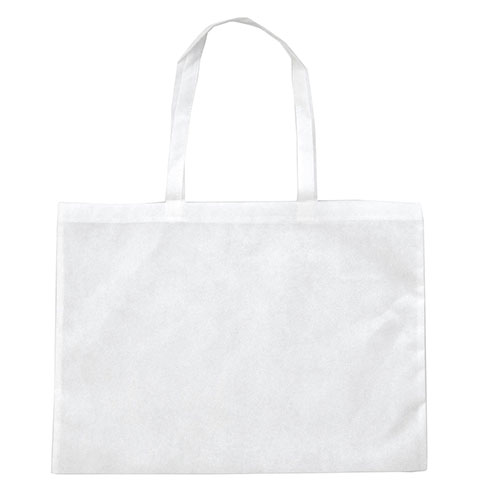 ARTEC 【10枚セット】 ARTEC カラー不織布バッグ 軽くて丈夫な肩掛けできる不織布バッグ 白(ATC11422X10) 取り寄せ商品(4)