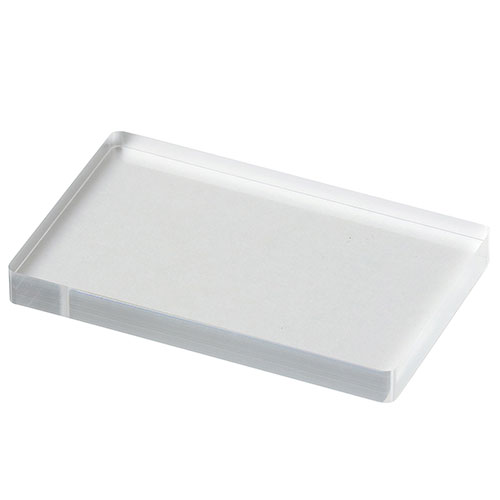 ARTEC 【10個セット】 ARTEC アクリルブロック 50×80mm 自立して使いやすい スタンプ台としても大活躍..