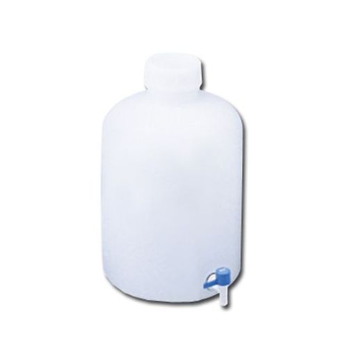 ニッコー・ハンセン レバーコック付瓶 広口丸型 30L 1個 (1本)(1036-07) 取り寄せ商品