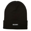 MACK BARRY マクバリー 【BEANIE(ビーニー)】 マクバリー BASIC BEANIE ブラック(MCBRY70306) 取り寄せ商品