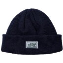 MACK BARRY マクバリー 【BEANIE(ビーニー)】 CLASSIC LABEL SHORT BEANIE ネイビー(MCBRY70412) 取り寄せ...
