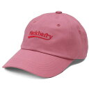 MACK BARRY マクバリー 【CAP(キャップ)】 Signature logo BALL CAP ピンク(MCBRY72591) 取り寄せ商品