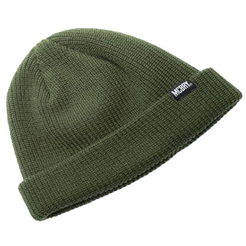 MACK BARRY マクバリー 【BEANIE(ビーニー)】 MCBRY DAILY SHORT BEANIE カーキ(MCBRY73130) 取り寄せ商品