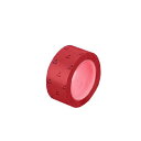 アズピュア(アズワン) アズピュアESD PETラインテープN 赤 50mm×33m 5巻入 (1袋(5巻入り))(4589638208904) 目安在庫=△