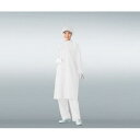 アズワン 無塵衣AS207C(男女兼用コート) ホワイト 5L (1着) 取り寄せ商品