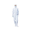 アズワン 無塵衣・AS199C 男女兼用ツナギ服 白 5L (1着) 取り寄せ商品