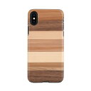 man&wood iPhone XS Max real wood case Sabbia(I13887i65) 仕入先在庫品