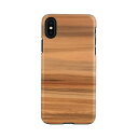 man&wood iPhone XS Max real wood case Cappuccino(I13889i65) 仕入先在庫品