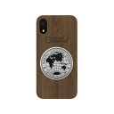 National Geographic iPhone XR Metal-Deco Wood Case ウォルナット(NG14129i61) 仕入先在庫品