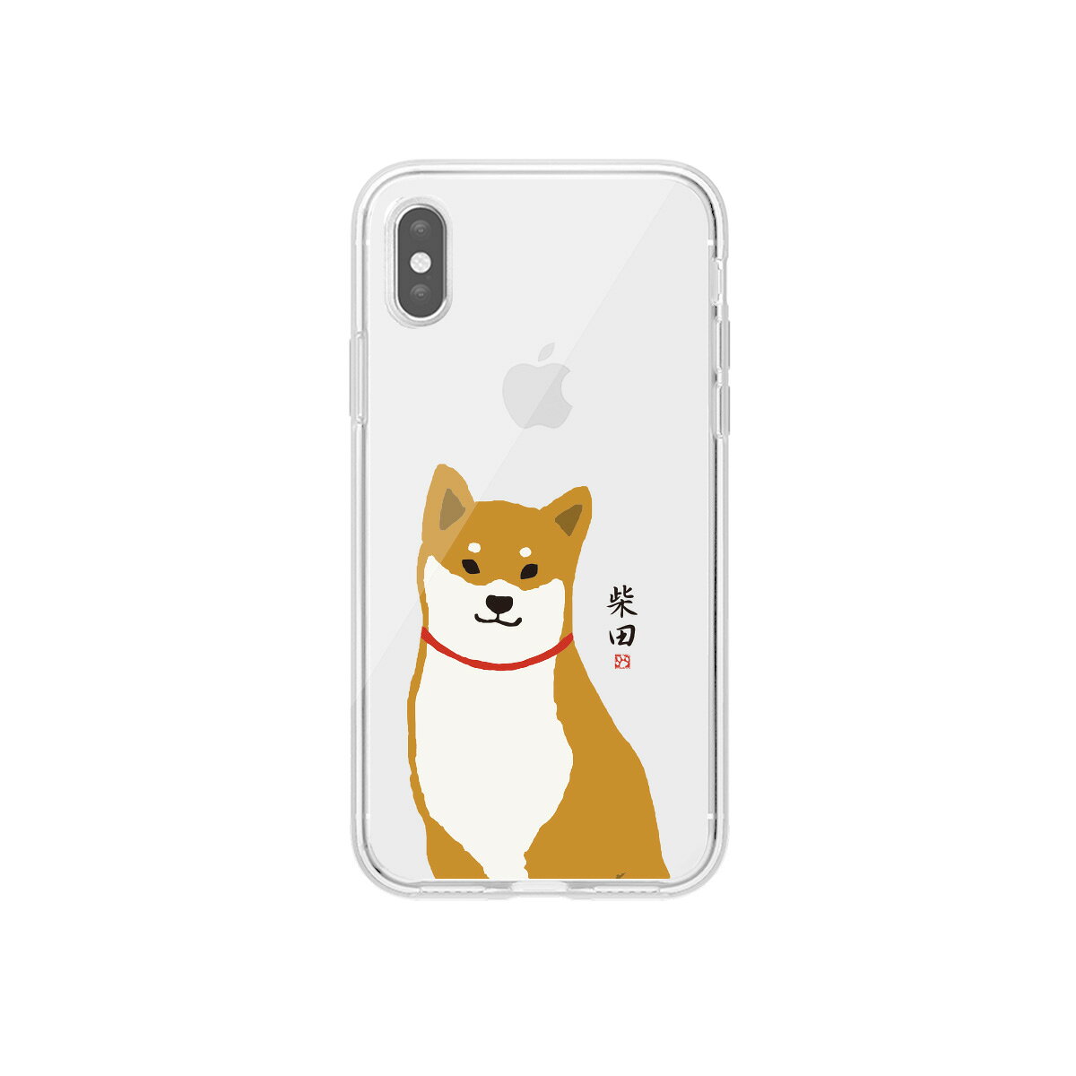 樂天商城 - abbi iPhone XS/ X しばたさんクリアケース おすわり(ABF14554i58) 仕入先在庫品