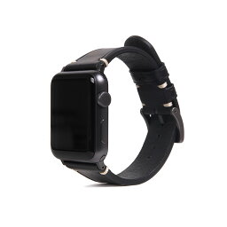 SLG Design Apple Watch バンド 42mm/44mm用 Italian Buttero Leather ブラック(SD18382AW) 目安在庫=△