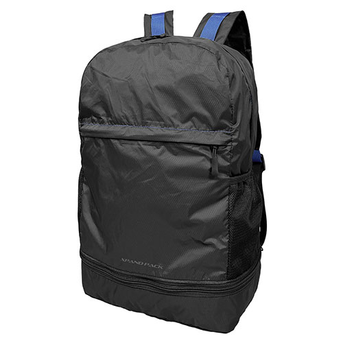 仕掛人101 xpandPack 手のひらサイズになる折りたたみバッグ ネイビー(S101-XP01-NV) 取り寄せ商品